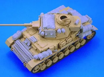 Комплект для сборки фигурной модели из смолы в масштабе 1:35, детали модификации основного боевого танка, неокрашенные (без бака)