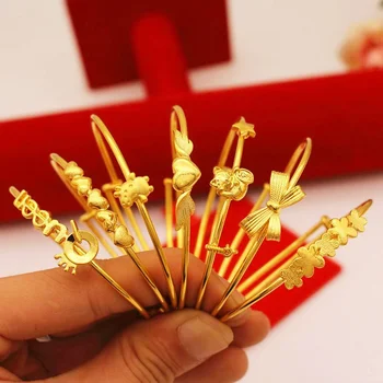 Бесцветный латунный Вьетнамский позолоченный браслет в японском и корейском стиле, похожий на золото, отличительный изящный браслет для женщин